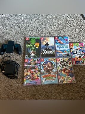 Nintendo Switch EMPTY game cases and accessories